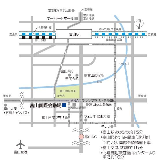 北日本新聞社医療セミナー＿地図